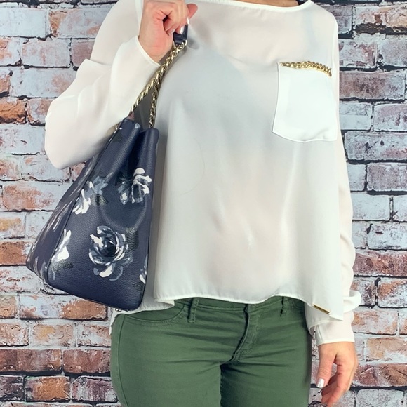 NWT Kate Spade Willis briar lane night rose bag - Picture 2 of 8